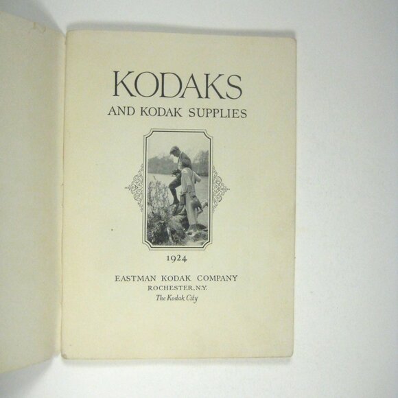 Vintage 1924 Kodak Catalog Eastman Kodak Co Camera Supplies Booklet READ - Picture 4 of 11